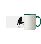 Lefkada Silhouette Griechenland - Panorama Tasse zweifarbig