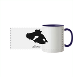 Lesbos Silhouette Griechenland - Panorama Tasse zweifarbig