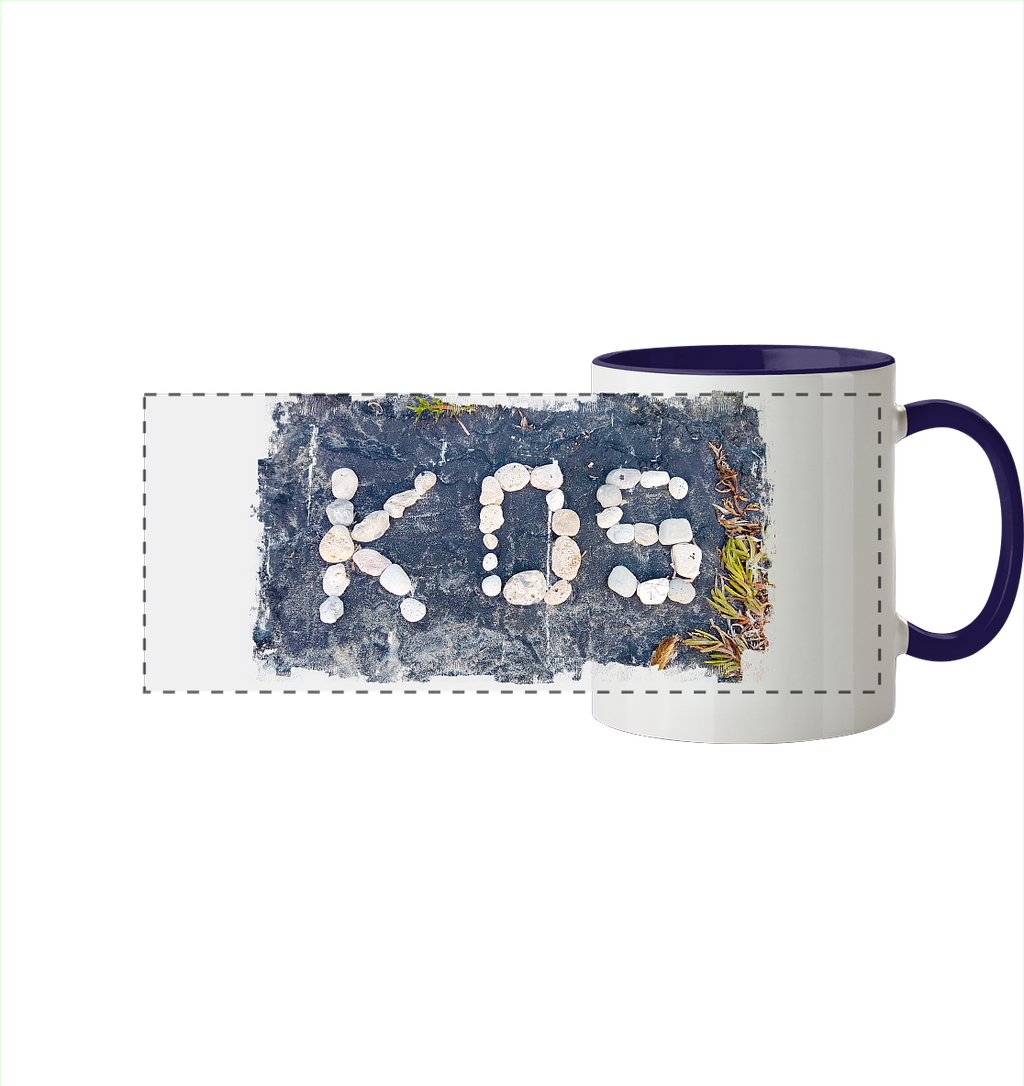 Kos Kiesel - Panorama Tasse zweifarbig