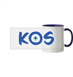Kos - Mati/Nazar Auge - Panorama Tasse zweifarbig