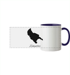 Zakynthos Silhouette Griechenland - Panorama Tasse zweifarbig