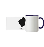 Naxos Silhouette Griechenland - Panorama Tasse zweifarbig