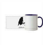 Lefkada Silhouette Griechenland - Panorama Tasse zweifarbig