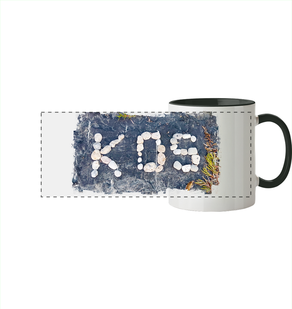 Kos Kiesel - Panorama Tasse zweifarbig