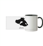 Lesbos Silhouette Griechenland - Panorama Tasse zweifarbig