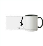Karpathos Silhouette Griechenland - Panorama Tasse zweifarbig