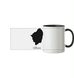 Naxos Silhouette Griechenland - Panorama Tasse zweifarbig