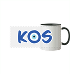 Kos - Mati/Nazar Auge - Panorama Tasse zweifarbig