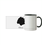 Thasos Silhouette Griechenland - Panorama Tasse zweifarbig