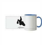 Kefalonia Silhouette Griechenland - Panorama Tasse zweifarbig