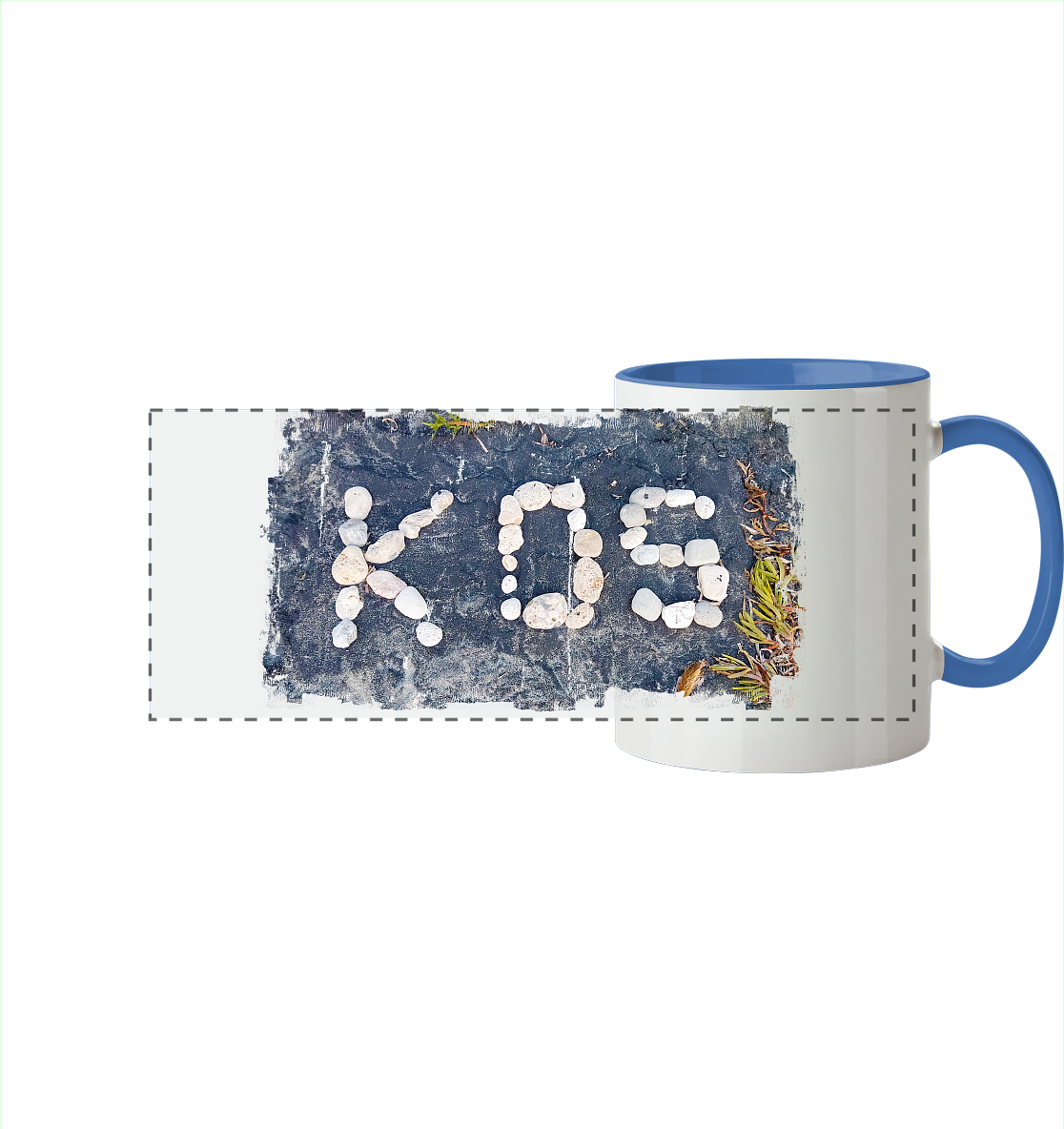 Kos Kiesel - Panorama Tasse zweifarbig