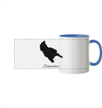 Zakynthos Silhouette Griechenland - Panorama Tasse zweifarbig