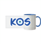 Kos - Mati/Nazar Auge - Panorama Tasse zweifarbig