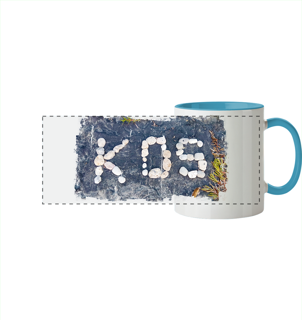 Kos Kiesel - Panorama Tasse zweifarbig