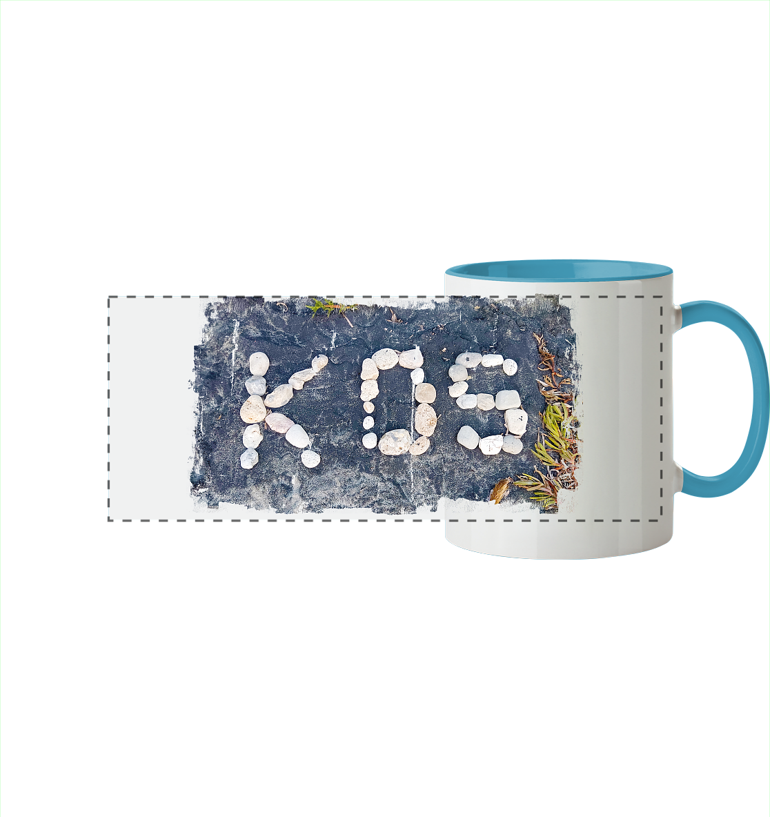 Kos Kiesel - Panorama Tasse zweifarbig