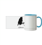 Lefkada Silhouette Griechenland - Panorama Tasse zweifarbig