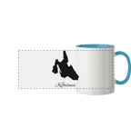 Kefalonia Silhouette Griechenland - Panorama Tasse zweifarbig