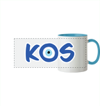 Kos - Mati/Nazar Auge - Panorama Tasse zweifarbig