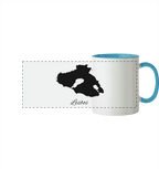 Lesbos Silhouette Griechenland - Panorama Tasse zweifarbig