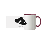 Lesbos Silhouette Griechenland - Panorama Tasse zweifarbig