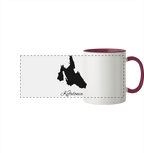 Kefalonia Silhouette Griechenland - Panorama Tasse zweifarbig