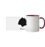 Thasos Silhouette Griechenland - Panorama Tasse zweifarbig