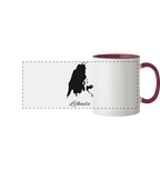 Lefkada Silhouette Griechenland - Panorama Tasse zweifarbig