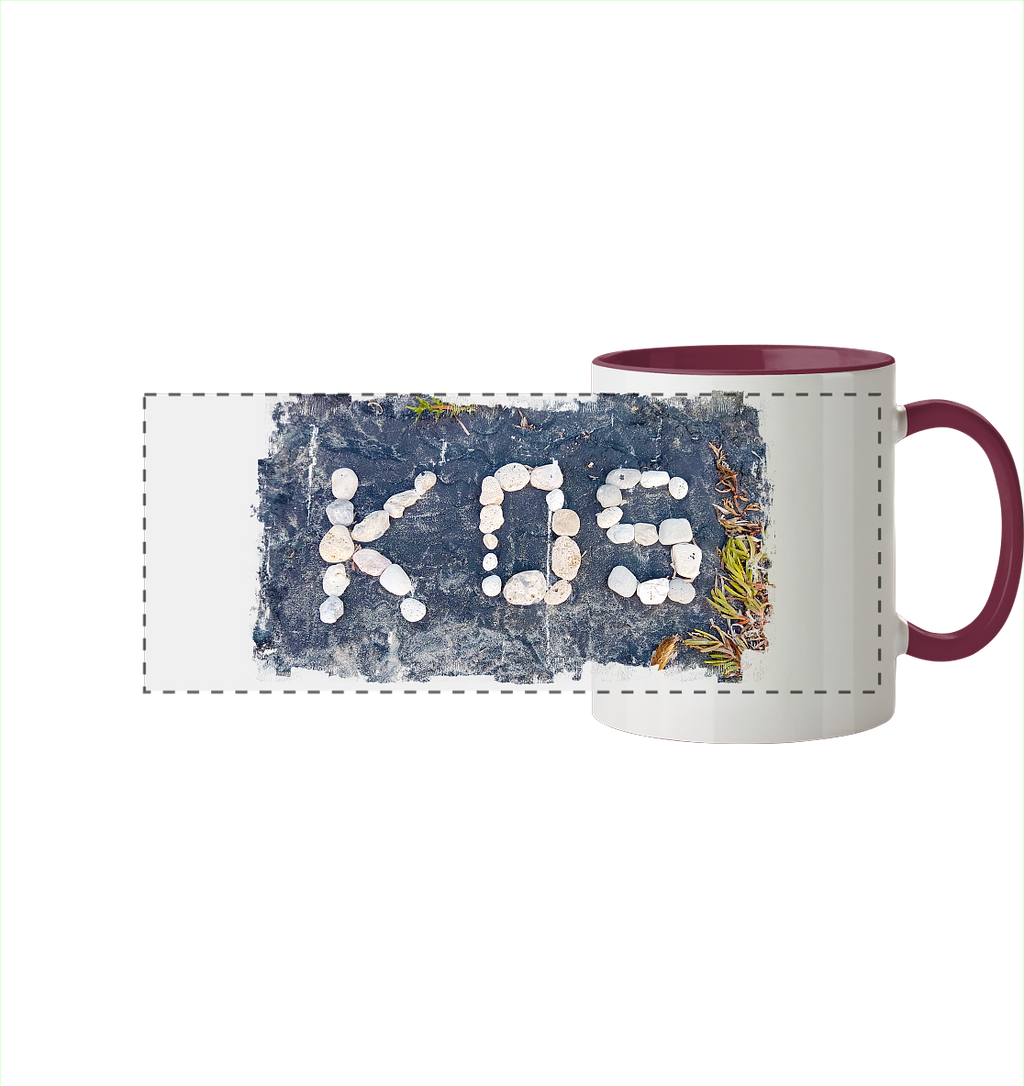 Kos Kiesel - Panorama Tasse zweifarbig