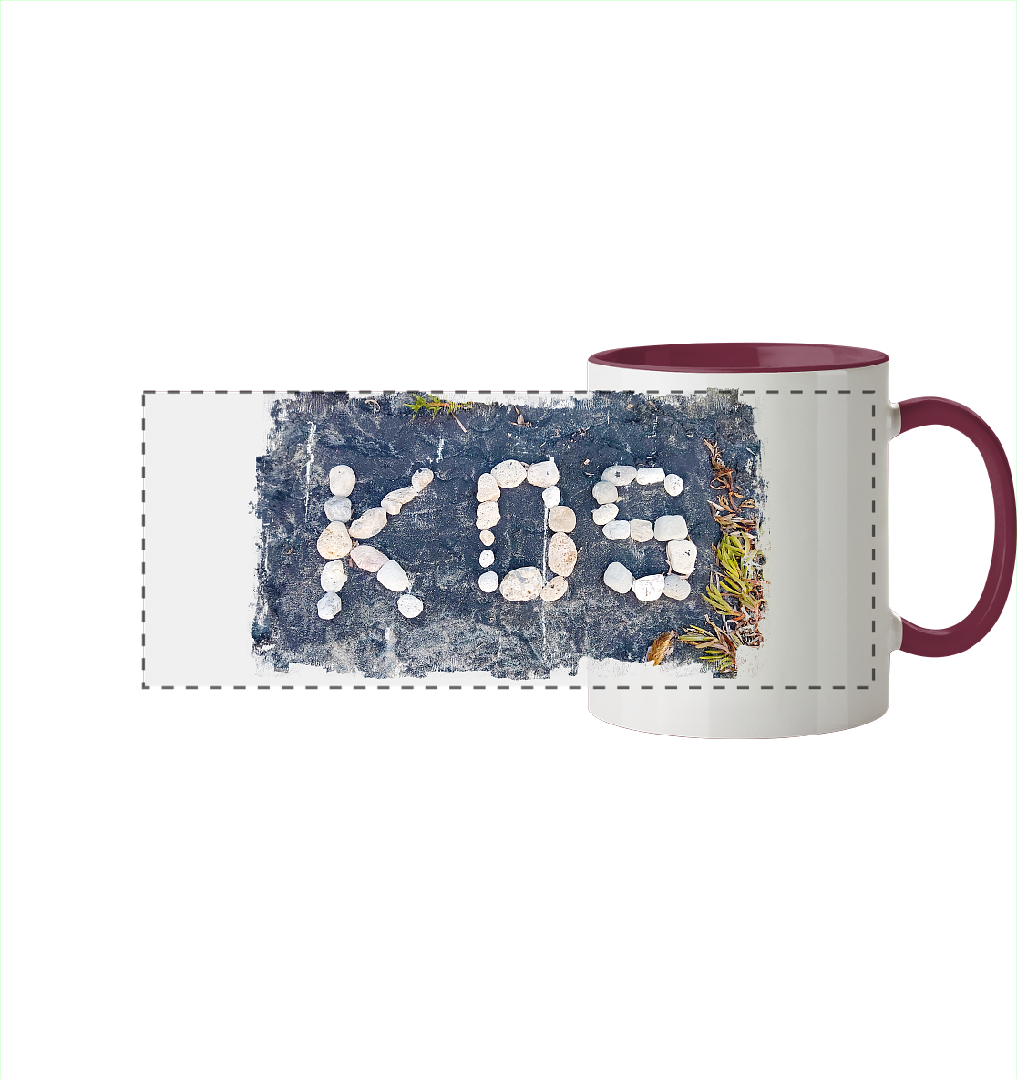 Kos Kiesel - Panorama Tasse zweifarbig