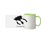 Chalkidiki Silhouette Griechenland - Panorama Tasse zweifarbig