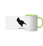 Zakynthos Silhouette Griechenland - Panorama Tasse zweifarbig