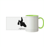 Kefalonia Silhouette Griechenland - Panorama Tasse zweifarbig