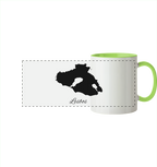 Lesbos Silhouette Griechenland - Panorama Tasse zweifarbig