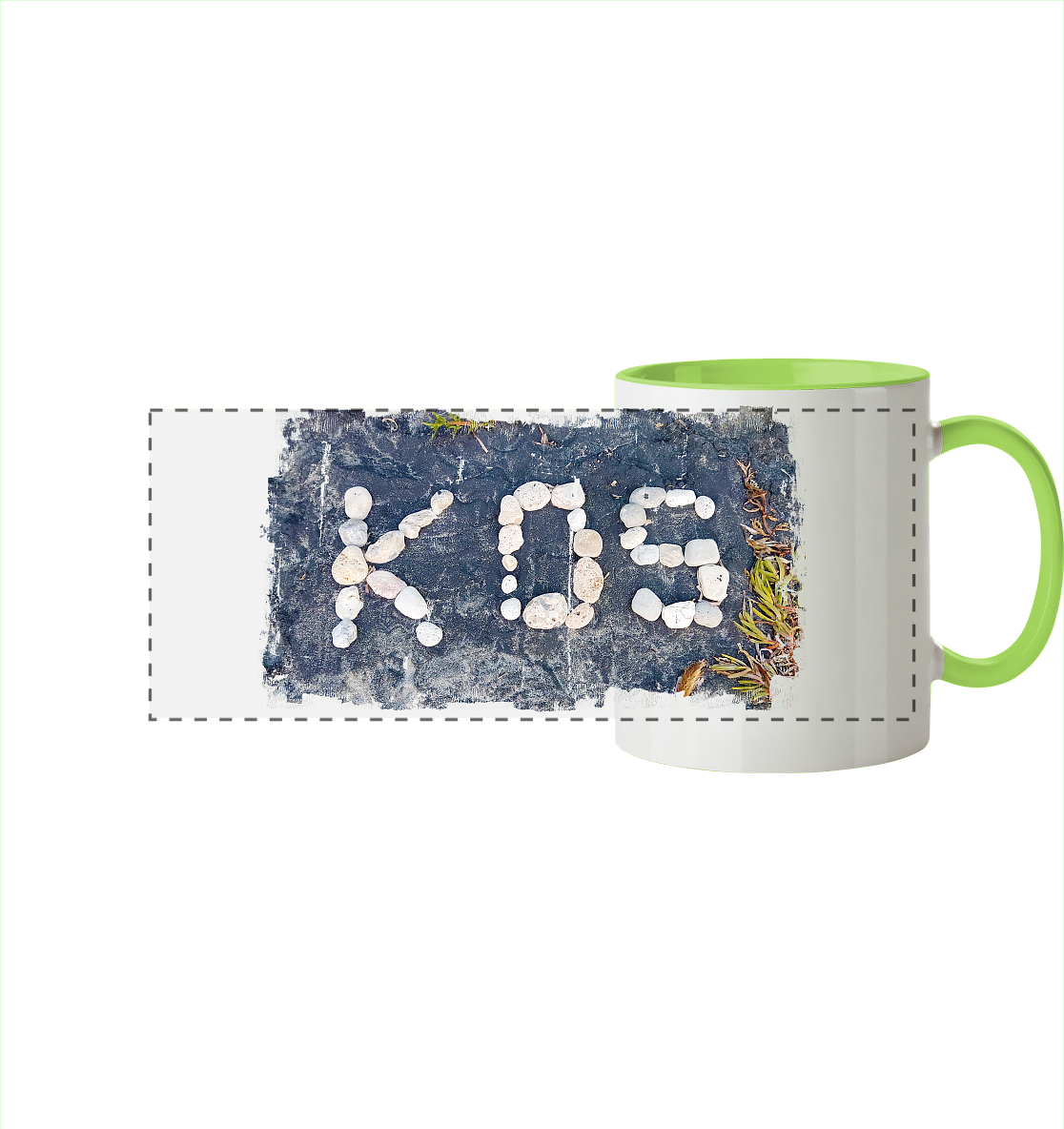 Kos Kiesel - Panorama Tasse zweifarbig