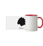Thasos Silhouette Griechenland - Panorama Tasse zweifarbig