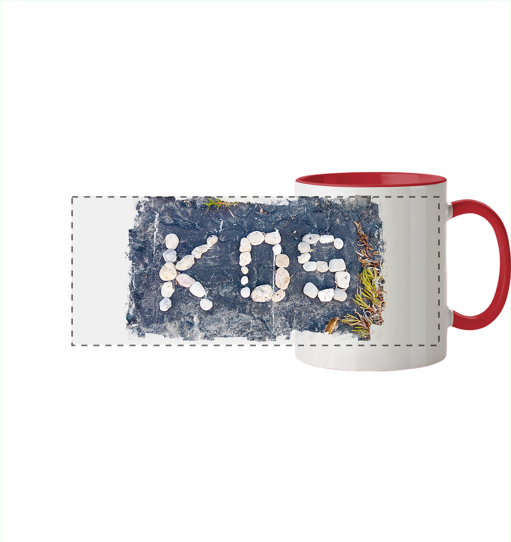 Kos Kiesel - Panorama Tasse zweifarbig