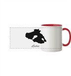 Lesbos Silhouette Griechenland - Panorama Tasse zweifarbig
