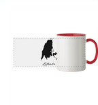 Lefkada Silhouette Griechenland - Panorama Tasse zweifarbig