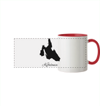 Kefalonia Silhouette Griechenland - Panorama Tasse zweifarbig