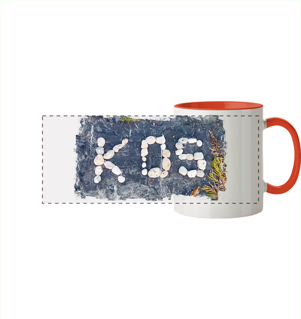 Kos Kiesel - Panorama Tasse zweifarbig