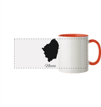 Naxos Silhouette Griechenland - Panorama Tasse zweifarbig