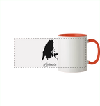 Lefkada Silhouette Griechenland - Panorama Tasse zweifarbig