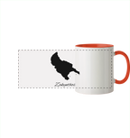 Zakynthos Silhouette Griechenland - Panorama Tasse zweifarbig