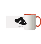 Lesbos Silhouette Griechenland - Panorama Tasse zweifarbig