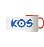 Kos - Mati/Nazar Auge - Panorama Tasse zweifarbig