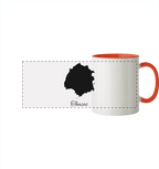 Thasos Silhouette Griechenland - Panorama Tasse zweifarbig