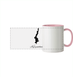 Karpathos Silhouette Griechenland - Panorama Tasse zweifarbig