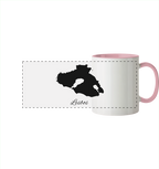 Lesbos Silhouette Griechenland - Panorama Tasse zweifarbig