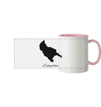 Zakynthos Silhouette Griechenland - Panorama Tasse zweifarbig