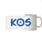 Kos - Mati/Nazar Auge - Panorama Tasse zweifarbig